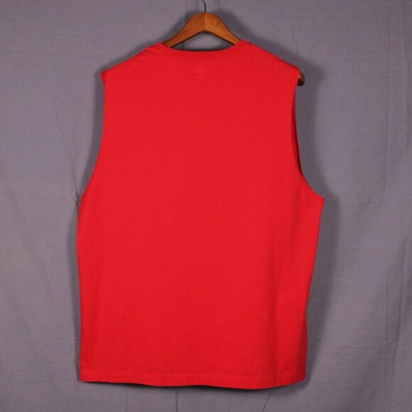 Men’s Red Freedom Rider Muscle Tank 1776 Patriotic Motorcycle Graphic - Picture 2 of 11